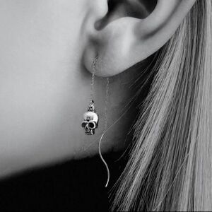 Skeleton earrings N135